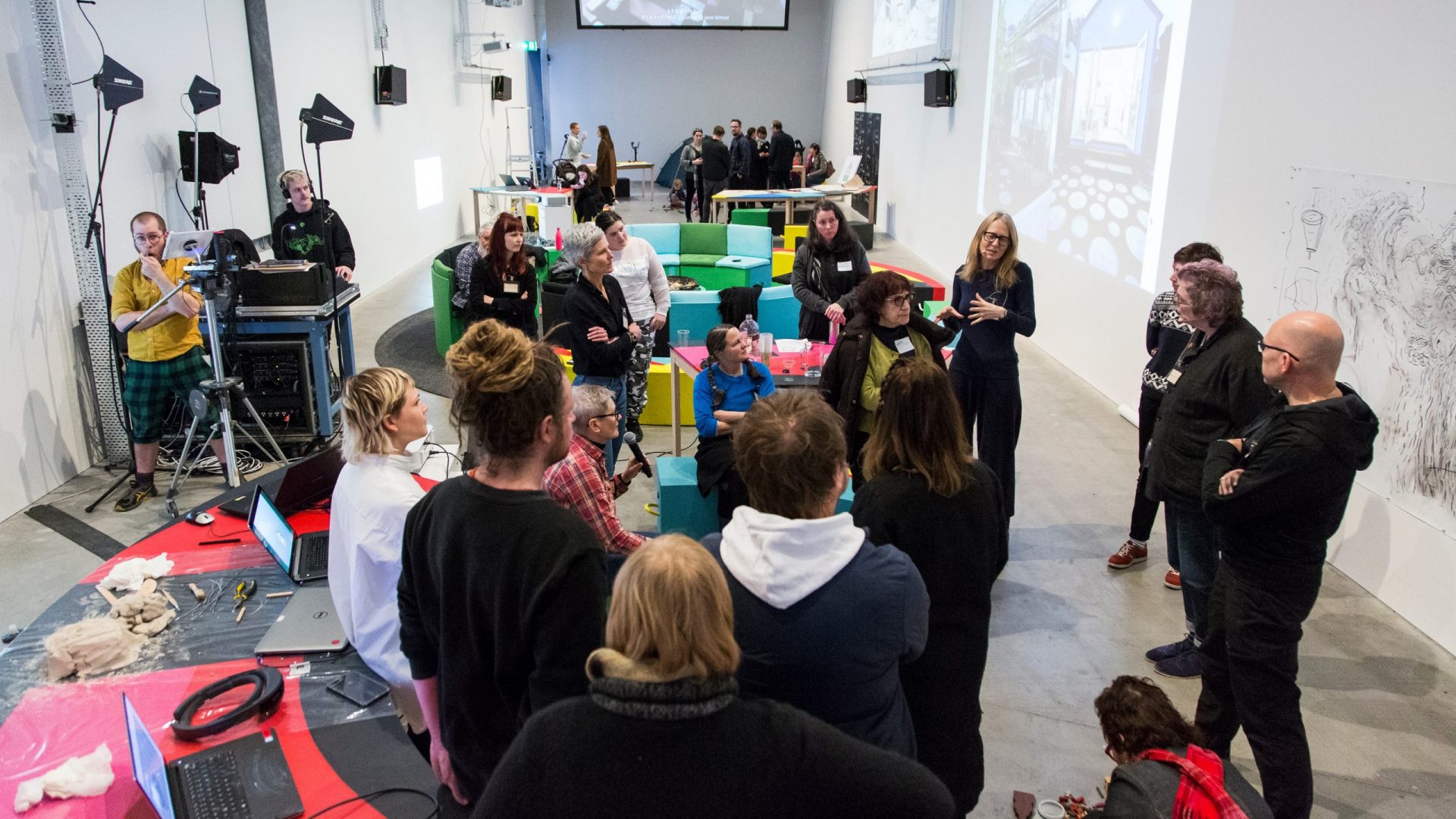WORKAROUND: Women, Design, Action, RMIT Design Hub, Melbourne, 2018. Curatorium: Kate Rhodes and Fleur Watson (RMIT University), Naomi Stead (Monash University). Photography: Tobias Titz